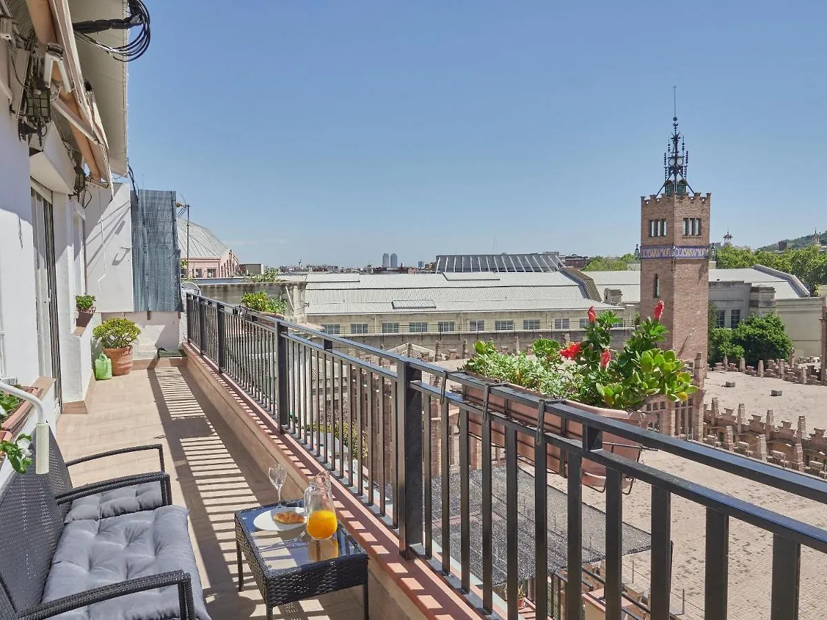 Unique Cozy Scenic Penthouse Apartment Barcelona 0*,