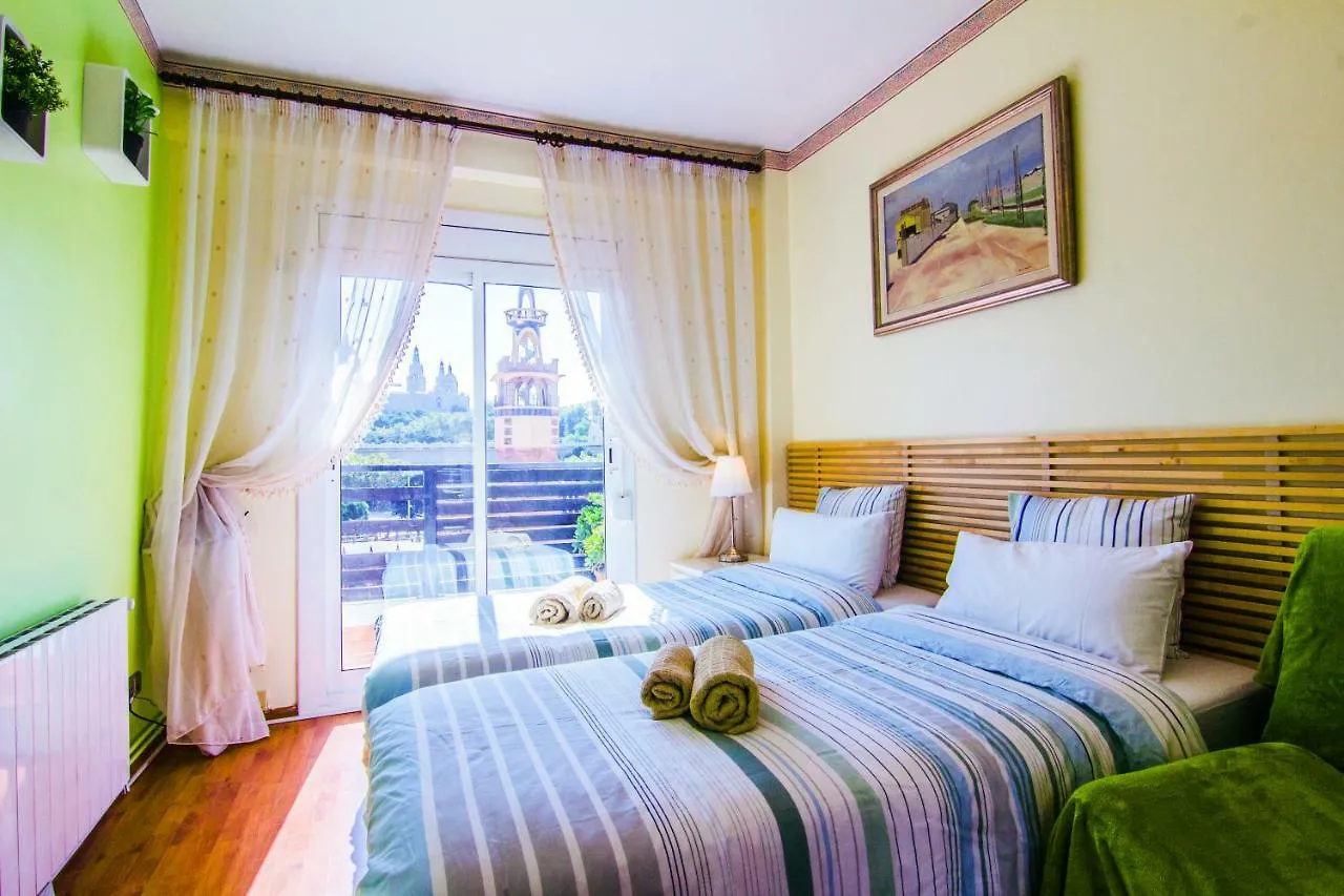 Unique Cozy Scenic Penthouse Daire Barselona İspanya