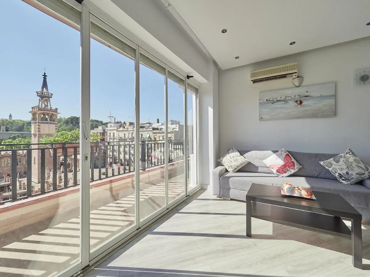 Unique Cozy Scenic Penthouse Lejlighed Barcelona